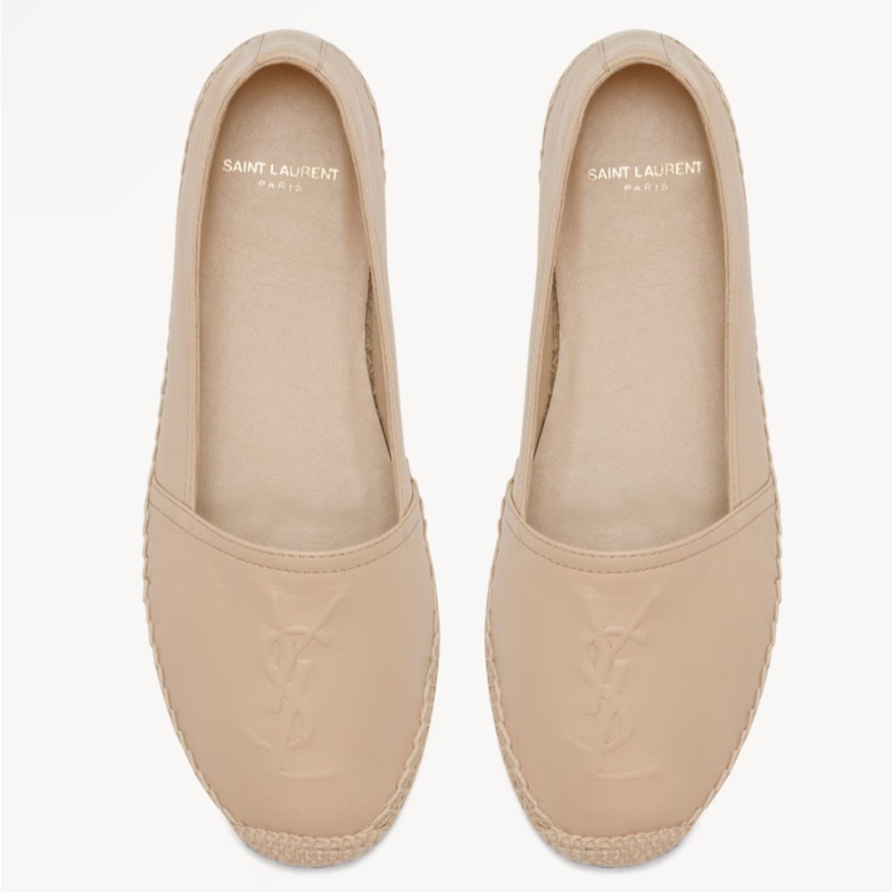 Saint Laurent Tan Espadrilles
